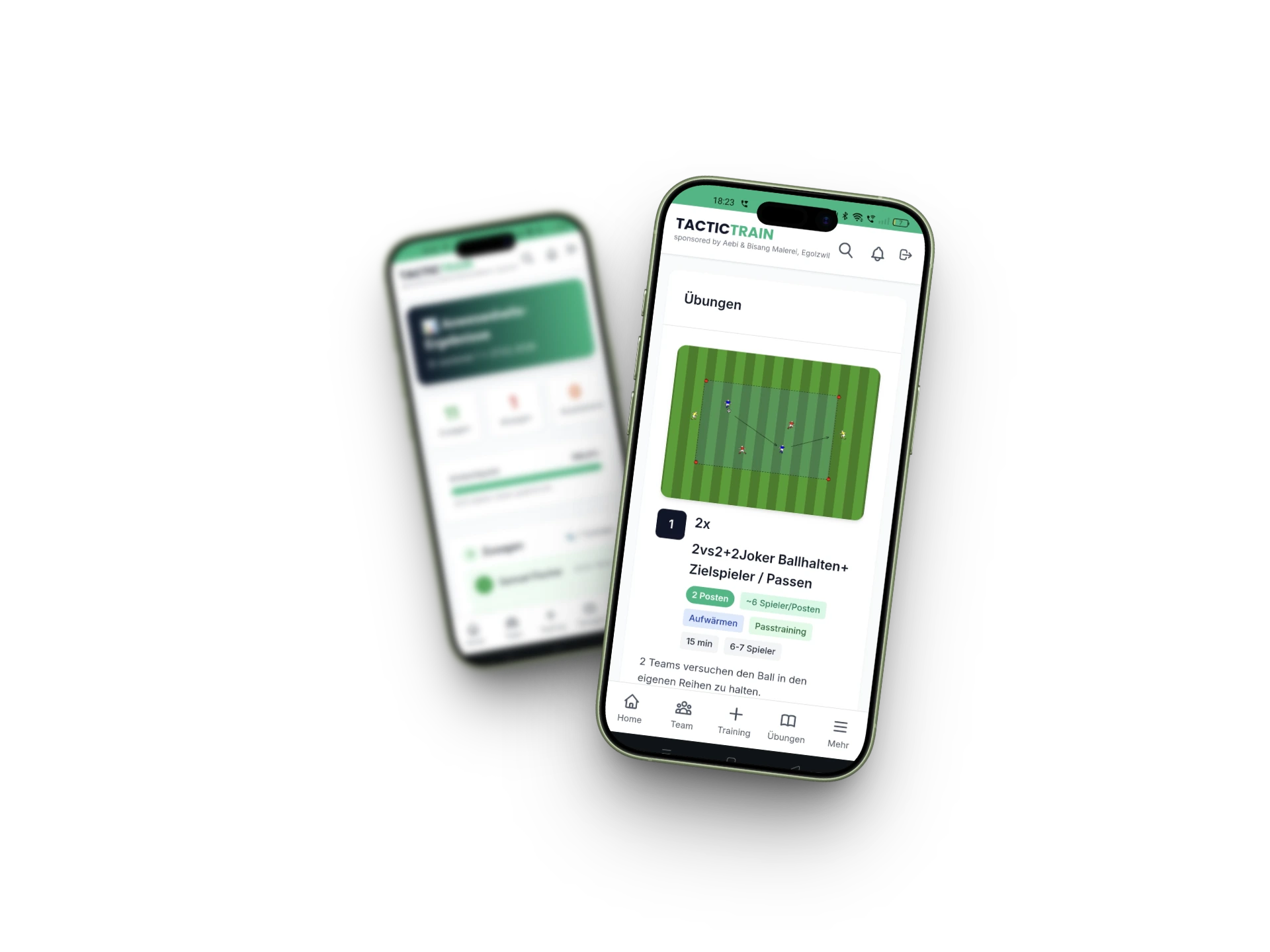 Training & Anwesenheit auf dem Handy